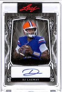 DJ Lagway 2025 Leaf Sports Heroes Auto #BA-DJL Silver Acetate /15 Florida Gators - Picture 1 of 2