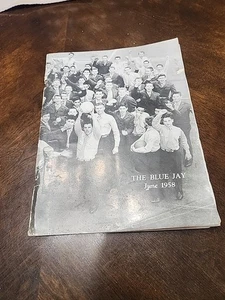 Rare Jesuit High School New Orleans Blue Jay June 1958 - Picture 1 of 10