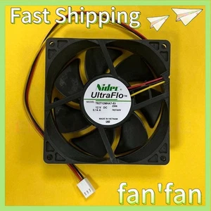 1PCS NIDEC T92T12MHA7-53 J811 DC 12V 9025 0.14A 90*90*25MM 3-wire silent coolin# - Picture 1 of 2