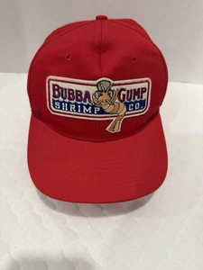 Bubba Gump Shrimp Co Forrest Gump Snapback Gorra Roja Talla Única Ajustable 6 Paneles - Imagen 1 de 5