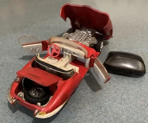Tekno Jaguar E Diecast Mini Car Vintage Collectible Used With Box Minor Wear - Picture 1 of 7