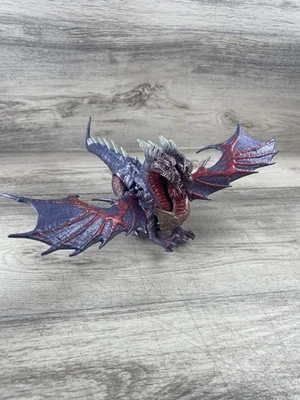 Figura de colección DragonHeart Medusa Dragon púrpura oro Kenner 1996 2 cabezas Foto 1 de 4