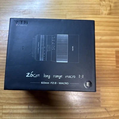 7artisans MF 60mm F2.8 Mark II APS-C Macro Lens For E/EOS-M/RF/FX/Z/M43/L Mount - Image 1 of 4