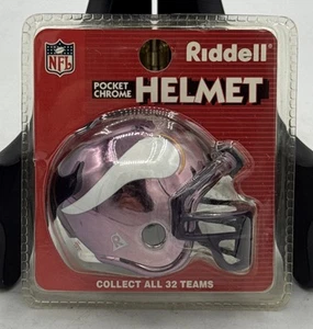 Minnesota Vikings NFL Riddell Color Chrome Pocket Helmet - Bild 1 von 2