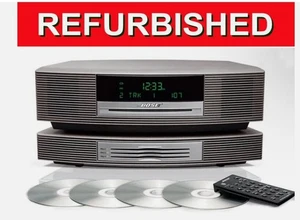 Generalüberholtes Bose Wave Music System mit Multi-CD-Wechsler AWRCC1 Titansilber - Bild 1 von 1