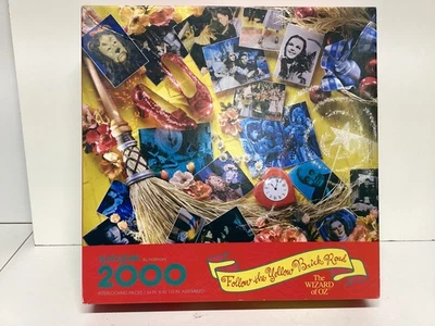 Springbok Wizard Of OZ 2000 Piece Puzzle Follow The Yellow Brick Road Pre Owned  - Image 1 of 4