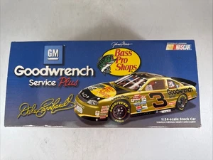 1998 1:24 Action Dale Earnhardt #3 Bass Pro Goodwrench Limited Edition Gold Car - Picture 1 of 10