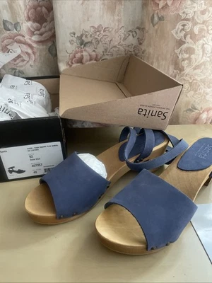 Sanita Sandalen Holzsohle, Größe 40 Ungetragen - Bild 1 von 4