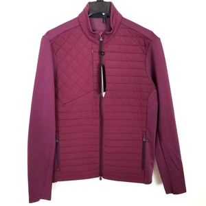 Greyson Men Yukon PrimaLoft Hybrid Jacket Sz M Maroon Insulated Zip Up Golf - Picture 1 of 11