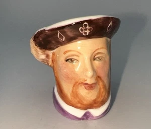 König Heinrich VIII Keramik handbemalt Fingerhut Francesca Staffordshire England - Bild 1 von 8