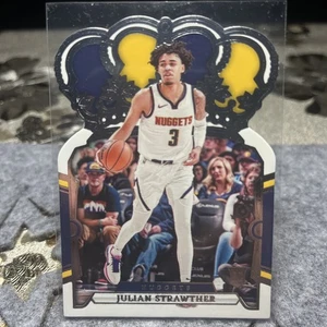 2023-24 Panini Crown Royale - #50 Julian Strawther RC Die-Cut Denver Nuggets - Bild 1 von 2