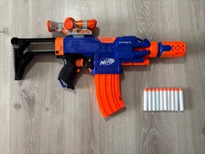 Nerf N-Strike Elite Stryfe Cq10 Blaster Gun mit 10 Darts. Nerf Stryfe - Bild 1 von 14