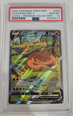 Charizard V SWSH260 SWSH: Sword & Shield Promo Cards Holo PSA 10 GEM MINT - Image 1 of 2