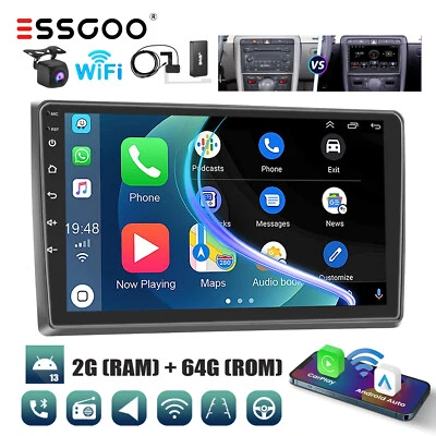 Für Audi A4 8E 8H B6 B7 2000-2009 Autoradio 9" GPS WIFI CarPlay Android 13 2+64G - Bild 1 von 4