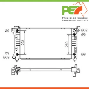 Totalmente Nuevo * PROTEX * Radiador para CHRYSLER Voyager Parte # RADCH179.. - Imagen 1 de 4