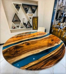 Custom Café/Bar Table – Round Coffee Table with Unique Artistic Design - Picture 1 of 8