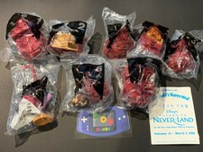 Vintage McDonalds Peter Pan Neverland Happy Meal Toys Toy New Lot of 8 2002