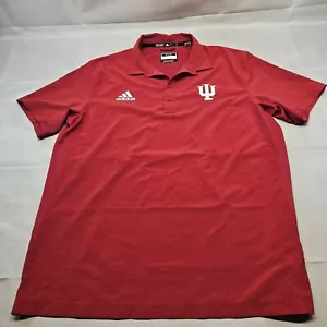 Adidas Sideline Polo Large Men Indiana Hoosiers - Picture 1 of 6