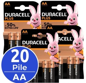 Duracell - Plus AA, Batterie Stilo Alcaline 5 Blister Da 4 Batterie - Foto 1 di 4