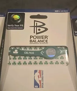 Bracciale Boston Celtics Power Balance 2022 finali NBA TAGLIA LARGE - Foto 1 di 1