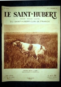 SAINT HUBERT #9 Chasse Ornithologie OBERTHUR Ethiopie Elan Afrique Becasse 1936 - Imagen 1 de 1