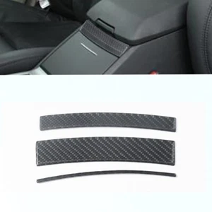 3Pcs For Chrysler 300 05-07 Carbon Fiber Console Armrest Storage Box Panel Cover - Picture 1 of 11