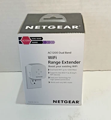 NETGEAR AC1200 Dual Band WiFi Range Extender (EX6110) - Image 1 of 4