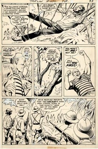 Joe Kubert Layouts, Redondo Studio Finishes, Tarzan #246, Seite 25, DC, 1976 - Bild 1 von 1