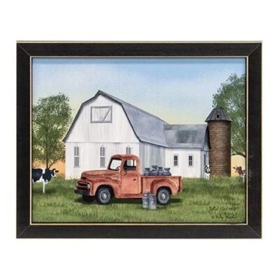 Billy Jacobs Y'ALL NEED MILK 9"x11" Framed Print - Country Farm Life - Image 1 of 3