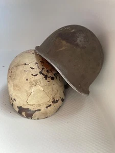*OFFERS ACCEPTED* VINCENT SHIELDS CO. ORIGINAL 1942 WWII FIXED BALE M1 HELMET - Picture 1 of 8