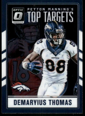 2016 Panini Donruss Optic #4 Demaryius Thomas Top Targets - Image 1 of 2