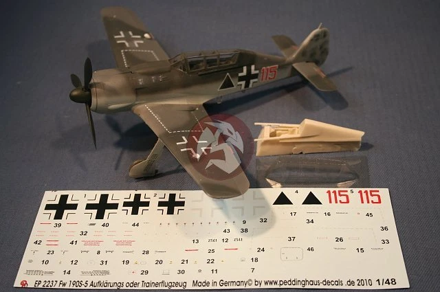 Peddinghaus 1/48 Fw 190 S-5 2-Seater Trainer Plane Conversion and Markings 2274 - Image 1 of 1