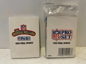 1989 & 1990 Pro Set Football Final Update Sealed Sets Pair (2) - Emmitt Smith RC - Picture 1 of 2