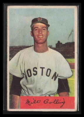 Milt Bolling 1954 Bowman #130  Boston Red Sox - Image 1 of 2