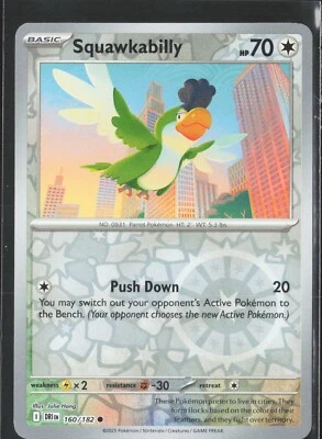 Squawkabilly 160/182 Sv10: Destined Rivals Reverse Holo - Image 1 of 2