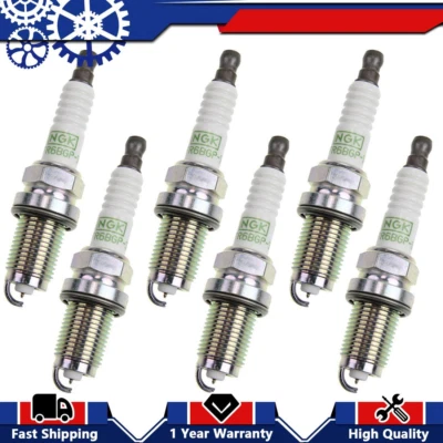 6PSC NGK Spark Plug For Acura TL 2004 2005 2006 2007 2008 - Image 1 of 3