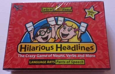 NEW Hilarious Headlines Grades 1-4 Language Arts Board Game by University Games - Image 1 of 2