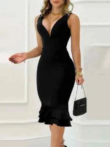 Vestidos De Fiesta Cortos Para Mujer Vestido Casual Elegantes Noche Moda Estilo - Imagen 1 de 20