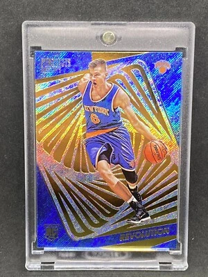 Kristaps Porzingis RARE ROOKIE SPARKLE FOIL REFRACTOR INVESTMENT CARD CELTICS - Image 1 of 2