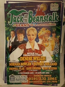 PANTOMIME POSTER  JACK AND THE BEANSTALK  THEATRE ROYAL NEWCASTLE    2002  - Picture 1 of 1