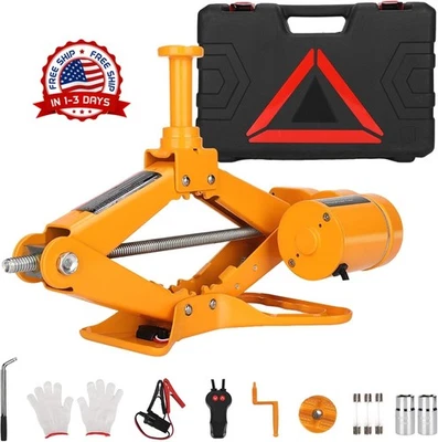 Gato Hidraulico Eléctrico 12V 3 Toneladas Elevador Hidráulico Para Carro Autos Foto 1 de 4