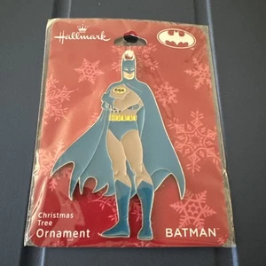 NUEVO adorno de árbol de Navidad de Batman con sello de 3 pulgadas sellado - Imagen 1 de 2