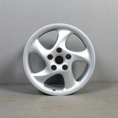 Porsche 911 993 996 Wheel 18 X 8 "Techno" Twist Rim OEM Used - Image 1 of 4