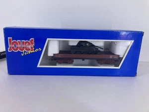 330700 JOUEF  JUNIOR Wagon PLAT MILITAIRE. échelle ho 1/87 - Imagen 1 de 5