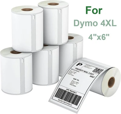 Оптовая продажа 1-20 рулонов совместимых термических этикеток Dymo 4XL 4x6 220 в рулоне 1744907 - Изображение 1 из 4