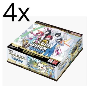DIGIMON TCG 4X Booster Box CYBER EDEN BT22 BT-22 - ENG ENGLISH - Imagen 1 de 1