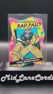 2023-24 CREDENCIALES DE CUBIERTA SUPERIOR MARC-ANDRE FLEURY #RP-4 ALMOHADILLAS DE RUEDA! WILD TROQUELADO - Imagen 1 de 2