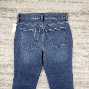 Old Navy Damenjeans 00 Mid Rise Boyfriend Distressed blau neu mit Etikett Maße 27 x 27 - Bild 1 von 11