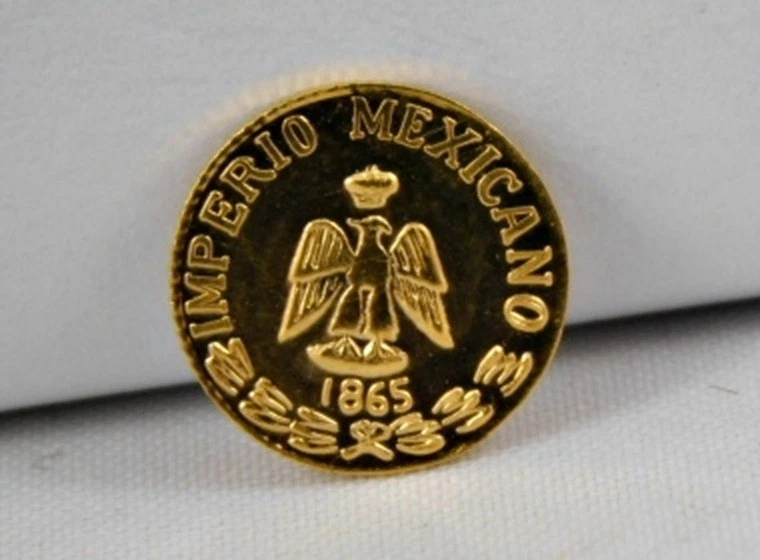 Mexico Small Type Gold One Peso PROOF GOLD UNCIRCULATED GOLD COIN .39 Grams.. - Image 1 of 1
