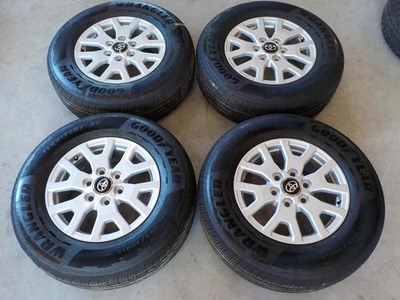 2025 Toyota Tacoma 17x7" factory wheels 6x5.5 with 245/70R17 Goodyear DOT 2725 - Image 1 of 4